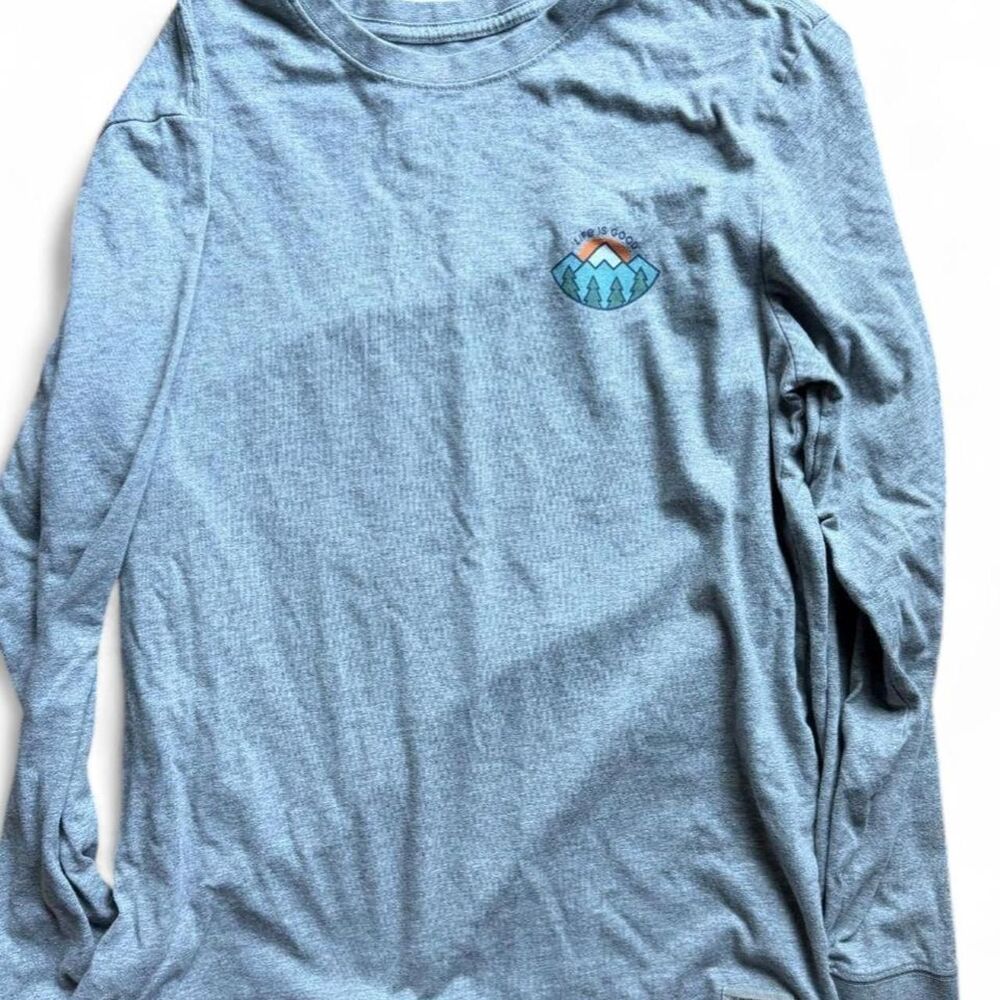 Life-is-good Women's Grey T-shirt - Picture 3 of 5